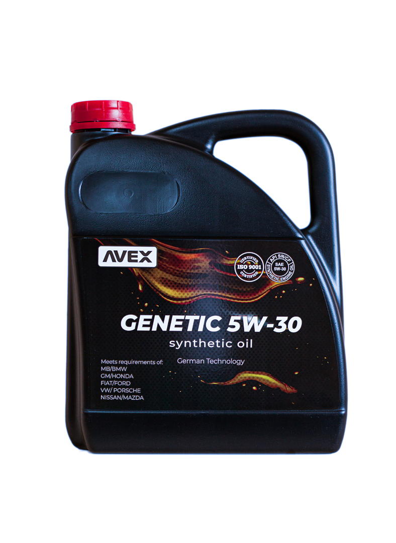 Олива моторна AVEX GЕNETIC Synth 5W-30, API SN/CF